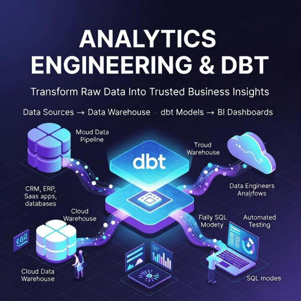 Analytics engineering illustration.