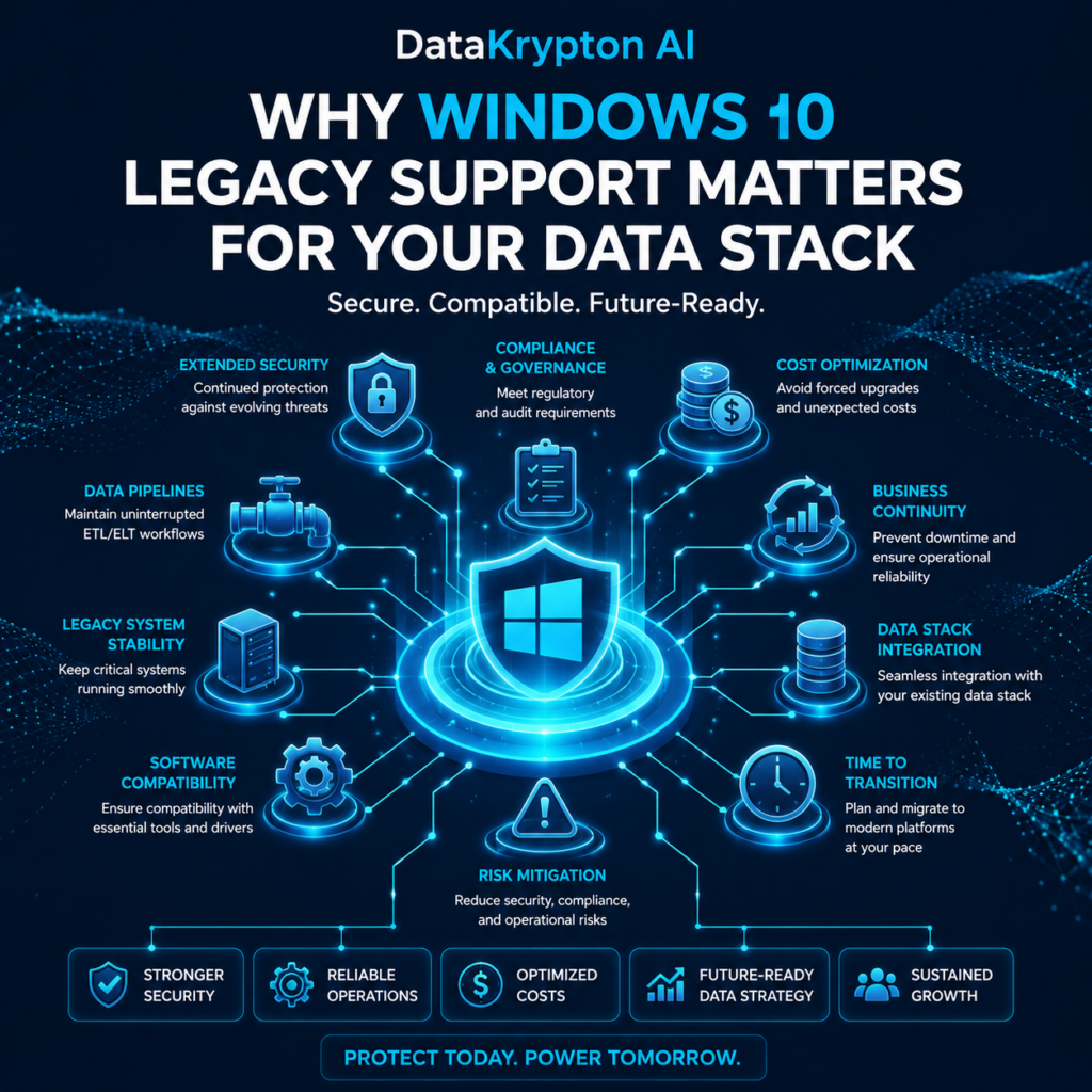 Why Windows 10 legacy support matters for the data stack.